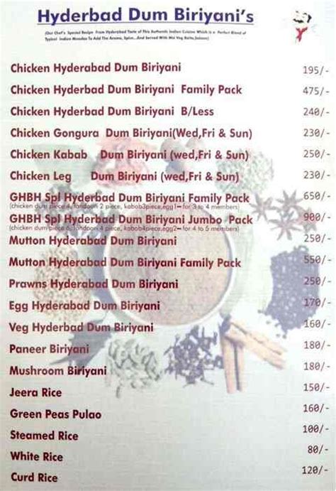 green hyderabad biryani house|hyderabad biryani house menu.